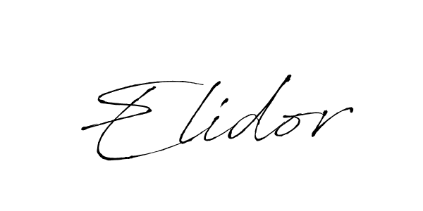 Elidor stylish signature style. Best Handwritten Sign (Antro_Vectra) for my name. Handwritten Signature Collection Ideas for my name Elidor. Elidor signature style 6 images and pictures png