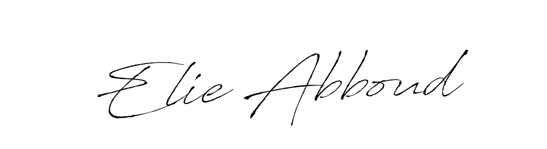 You can use this online signature creator to create a handwritten signature for the name Elie Abboud. This is the best online autograph maker. Elie Abboud signature style 6 images and pictures png