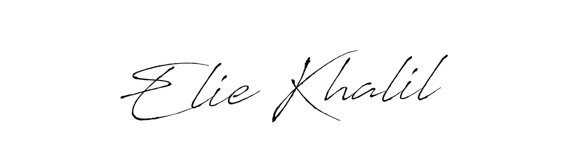 This is the best signature style for the Elie Khalil name. Also you like these signature font (Antro_Vectra). Mix name signature. Elie Khalil signature style 6 images and pictures png