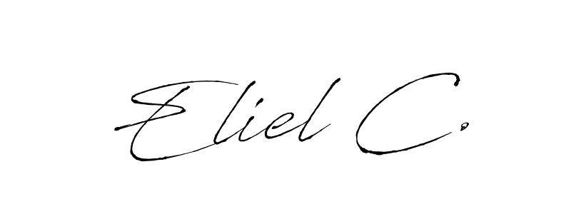 Make a short Eliel C. signature style. Manage your documents anywhere anytime using Antro_Vectra. Create and add eSignatures, submit forms, share and send files easily. Eliel C. signature style 6 images and pictures png