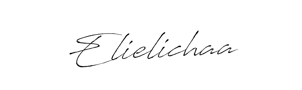 if you are searching for the best signature style for your name Elielichaa. so please give up your signature search. here we have designed multiple signature styles  using Antro_Vectra. Elielichaa signature style 6 images and pictures png