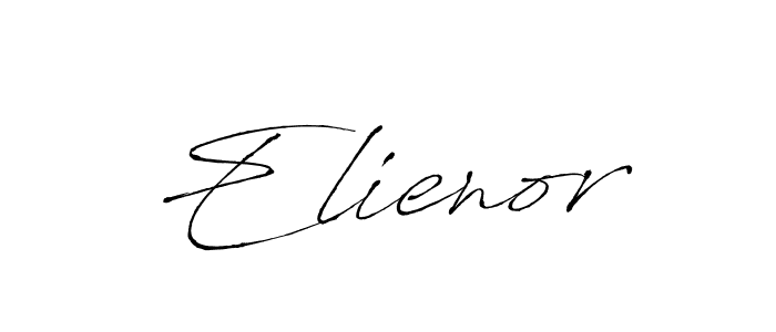 Elienor stylish signature style. Best Handwritten Sign (Antro_Vectra) for my name. Handwritten Signature Collection Ideas for my name Elienor. Elienor signature style 6 images and pictures png