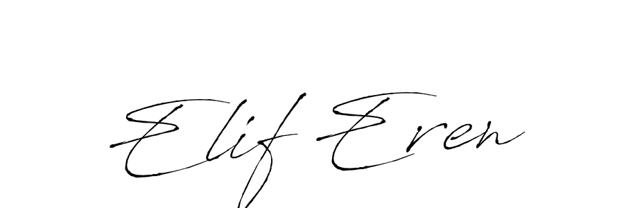 Antro_Vectra is a professional signature style that is perfect for those who want to add a touch of class to their signature. It is also a great choice for those who want to make their signature more unique. Get Elif Eren name to fancy signature for free. Elif Eren signature style 6 images and pictures png