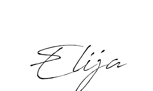 Elija stylish signature style. Best Handwritten Sign (Antro_Vectra) for my name. Handwritten Signature Collection Ideas for my name Elija. Elija signature style 6 images and pictures png