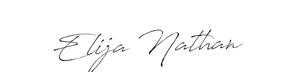 Create a beautiful signature design for name Elija Nathan. With this signature (Antro_Vectra) fonts, you can make a handwritten signature for free. Elija Nathan signature style 6 images and pictures png