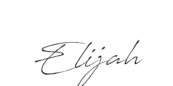 Elijah stylish signature style. Best Handwritten Sign (Antro_Vectra) for my name. Handwritten Signature Collection Ideas for my name Elijah. Elijah signature style 6 images and pictures png