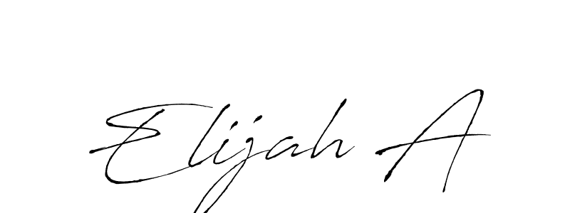 if you are searching for the best signature style for your name Elijah A. so please give up your signature search. here we have designed multiple signature styles  using Antro_Vectra. Elijah A signature style 6 images and pictures png