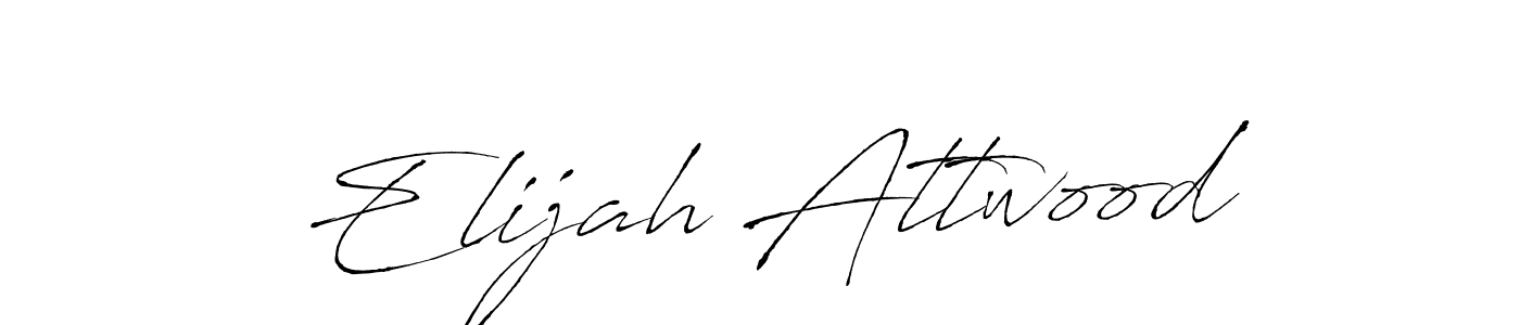 Also You can easily find your signature by using the search form. We will create Elijah Attwood name handwritten signature images for you free of cost using Antro_Vectra sign style. Elijah Attwood signature style 6 images and pictures png