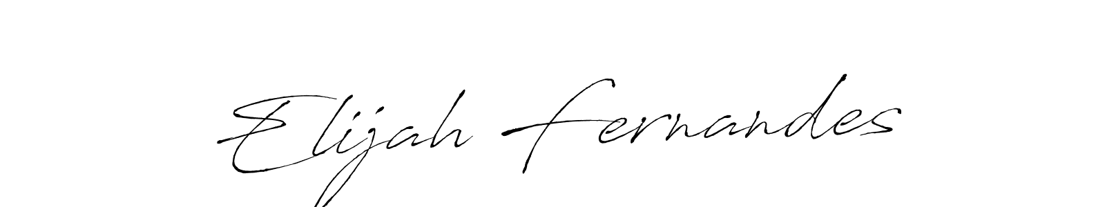 Create a beautiful signature design for name Elijah Fernandes. With this signature (Antro_Vectra) fonts, you can make a handwritten signature for free. Elijah Fernandes signature style 6 images and pictures png