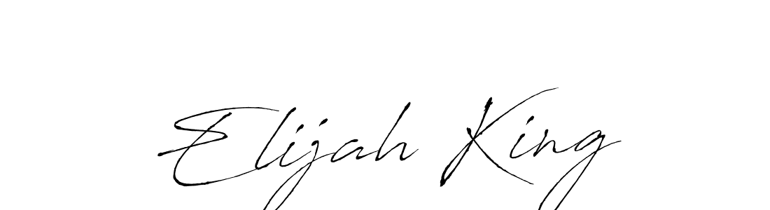 Antro_Vectra is a professional signature style that is perfect for those who want to add a touch of class to their signature. It is also a great choice for those who want to make their signature more unique. Get Elijah King name to fancy signature for free. Elijah King signature style 6 images and pictures png