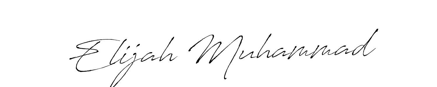Also we have Elijah Muhammad name is the best signature style. Create professional handwritten signature collection using Antro_Vectra autograph style. Elijah Muhammad signature style 6 images and pictures png