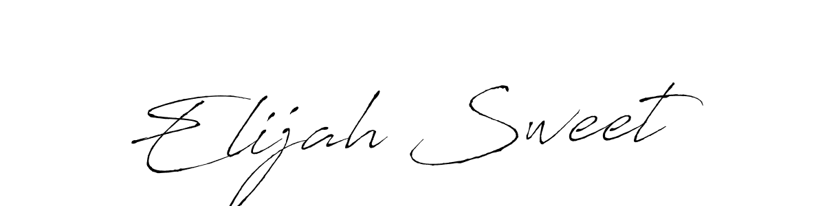 How to make Elijah Sweet name signature. Use Antro_Vectra style for creating short signs online. This is the latest handwritten sign. Elijah Sweet signature style 6 images and pictures png