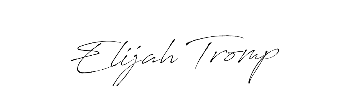 Also You can easily find your signature by using the search form. We will create Elijah Tromp name handwritten signature images for you free of cost using Antro_Vectra sign style. Elijah Tromp signature style 6 images and pictures png