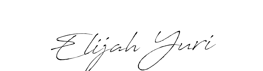 Design your own signature with our free online signature maker. With this signature software, you can create a handwritten (Antro_Vectra) signature for name Elijah Yuri. Elijah Yuri signature style 6 images and pictures png