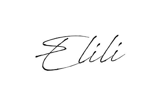 Also we have Elili name is the best signature style. Create professional handwritten signature collection using Antro_Vectra autograph style. Elili signature style 6 images and pictures png