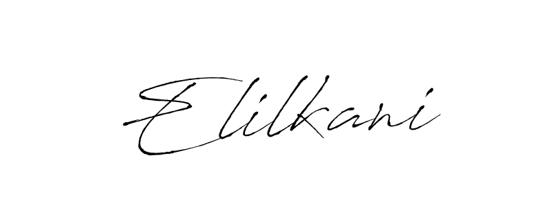 Create a beautiful signature design for name Elilkani. With this signature (Antro_Vectra) fonts, you can make a handwritten signature for free. Elilkani signature style 6 images and pictures png