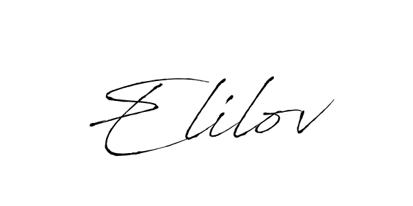 Make a beautiful signature design for name Elilov. With this signature (Antro_Vectra) style, you can create a handwritten signature for free. Elilov signature style 6 images and pictures png