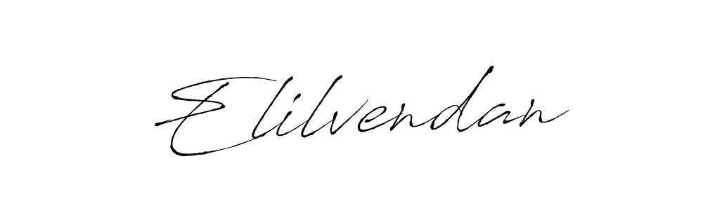 Elilvendan stylish signature style. Best Handwritten Sign (Antro_Vectra) for my name. Handwritten Signature Collection Ideas for my name Elilvendan. Elilvendan signature style 6 images and pictures png