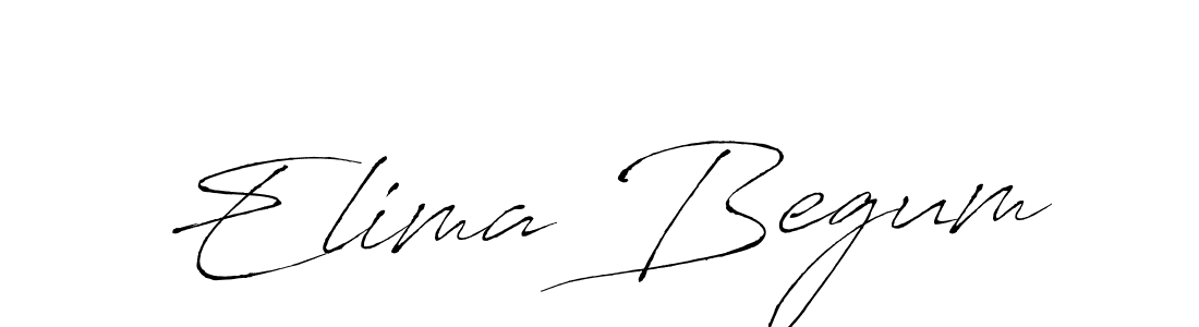 Also we have Elima Begum name is the best signature style. Create professional handwritten signature collection using Antro_Vectra autograph style. Elima Begum signature style 6 images and pictures png