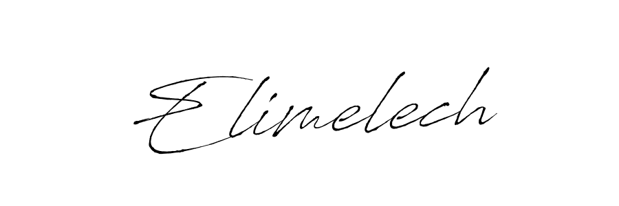 Create a beautiful signature design for name Elimelech. With this signature (Antro_Vectra) fonts, you can make a handwritten signature for free. Elimelech signature style 6 images and pictures png