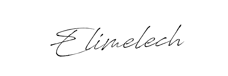 Design your own signature with our free online signature maker. With this signature software, you can create a handwritten (Antro_Vectra) signature for name Elimelech. Elimelech signature style 6 images and pictures png