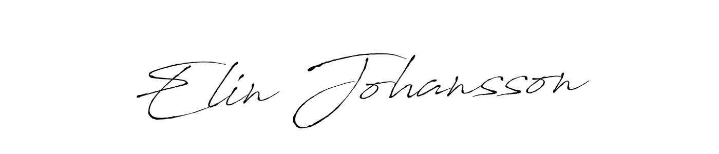 Use a signature maker to create a handwritten signature online. With this signature software, you can design (Antro_Vectra) your own signature for name Elin Johansson. Elin Johansson signature style 6 images and pictures png