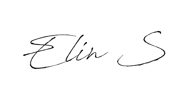 Here are the top 10 professional signature styles for the name Elin S. These are the best autograph styles you can use for your name. Elin S signature style 6 images and pictures png