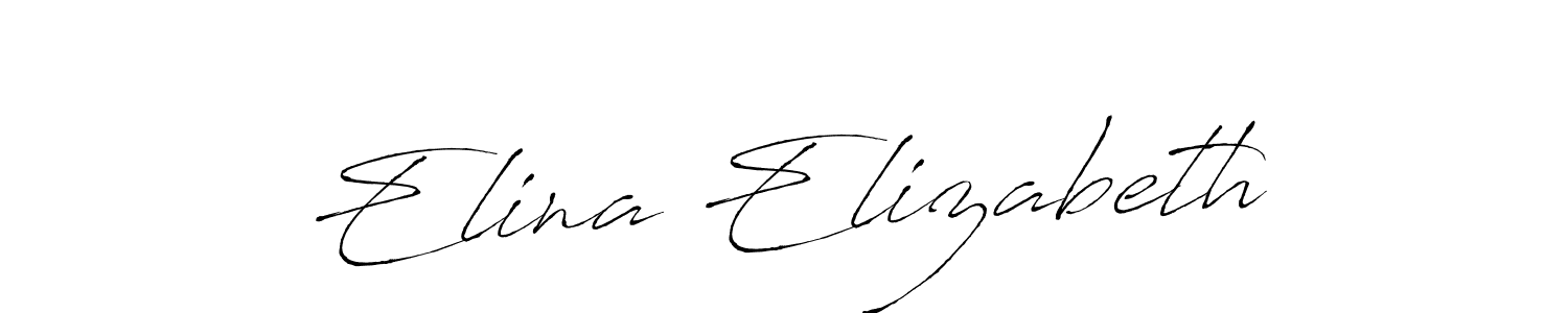 This is the best signature style for the Elina Elizabeth name. Also you like these signature font (Antro_Vectra). Mix name signature. Elina Elizabeth signature style 6 images and pictures png