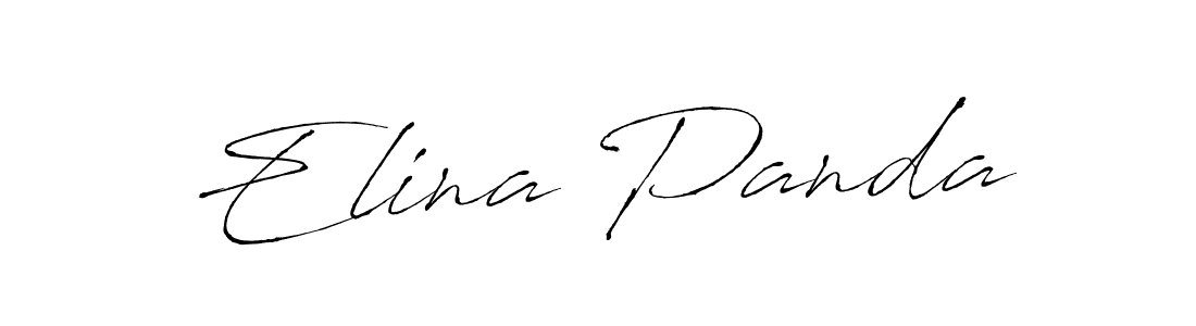 Create a beautiful signature design for name Elina Panda. With this signature (Antro_Vectra) fonts, you can make a handwritten signature for free. Elina Panda signature style 6 images and pictures png