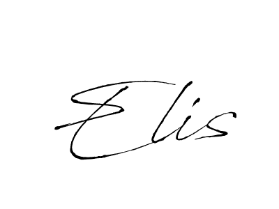 You should practise on your own different ways (Antro_Vectra) to write your name (Elis) in signature. don't let someone else do it for you. Elis signature style 6 images and pictures png