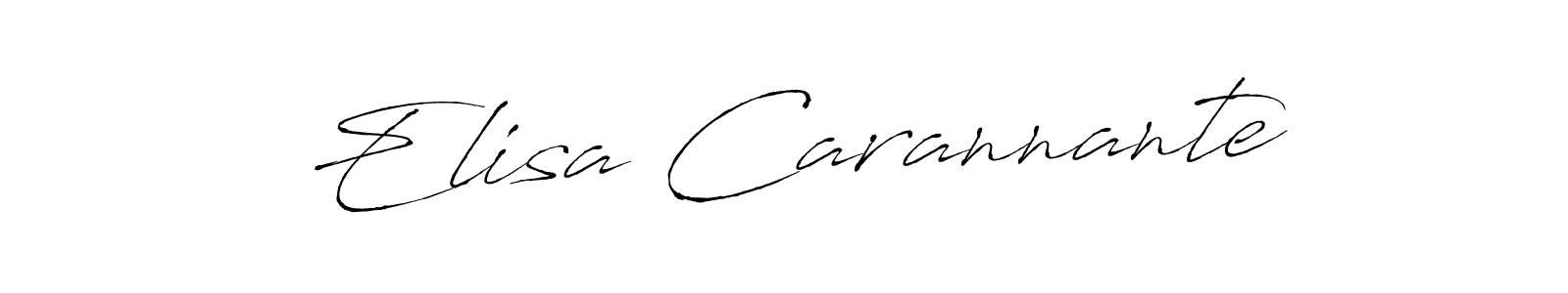 Create a beautiful signature design for name Elisa Carannante. With this signature (Antro_Vectra) fonts, you can make a handwritten signature for free. Elisa Carannante signature style 6 images and pictures png
