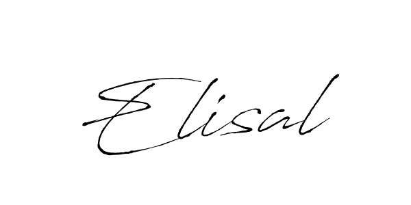 How to make Elisal signature? Antro_Vectra is a professional autograph style. Create handwritten signature for Elisal name. Elisal signature style 6 images and pictures png