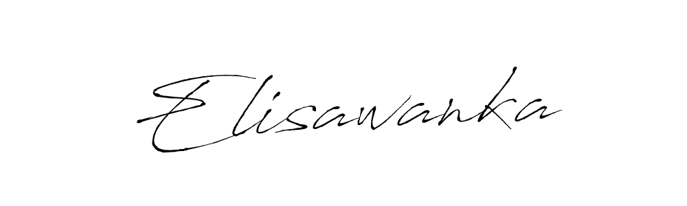 The best way (Antro_Vectra) to make a short signature is to pick only two or three words in your name. The name Elisawanka include a total of six letters. For converting this name. Elisawanka signature style 6 images and pictures png