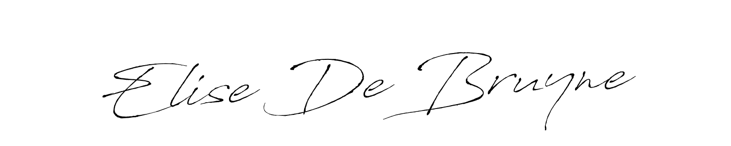 Also You can easily find your signature by using the search form. We will create Elise De Bruyne name handwritten signature images for you free of cost using Antro_Vectra sign style. Elise De Bruyne signature style 6 images and pictures png