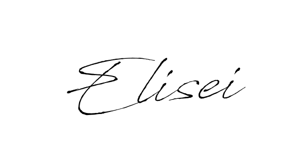 Create a beautiful signature design for name Elisei. With this signature (Antro_Vectra) fonts, you can make a handwritten signature for free. Elisei signature style 6 images and pictures png