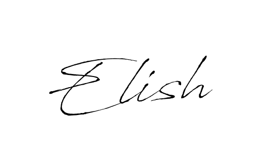 Once you've used our free online signature maker to create your best signature Antro_Vectra style, it's time to enjoy all of the benefits that Elish name signing documents. Elish signature style 6 images and pictures png