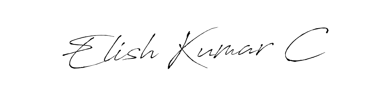 Make a short Elish Kumar C signature style. Manage your documents anywhere anytime using Antro_Vectra. Create and add eSignatures, submit forms, share and send files easily. Elish Kumar C signature style 6 images and pictures png