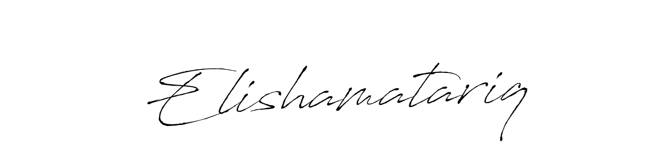 How to make Elishamatariq signature? Antro_Vectra is a professional autograph style. Create handwritten signature for Elishamatariq name. Elishamatariq signature style 6 images and pictures png