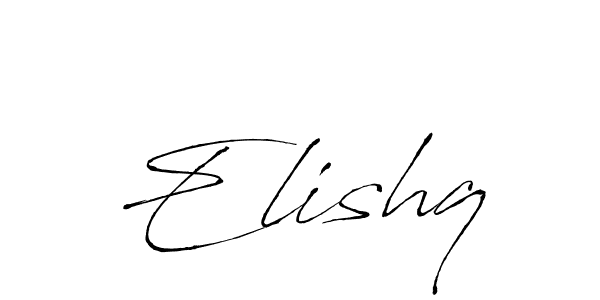 Use a signature maker to create a handwritten signature online. With this signature software, you can design (Antro_Vectra) your own signature for name Elishq. Elishq signature style 6 images and pictures png