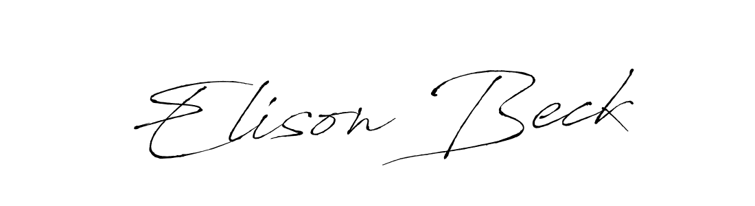 Here are the top 10 professional signature styles for the name Elison Beck. These are the best autograph styles you can use for your name. Elison Beck signature style 6 images and pictures png