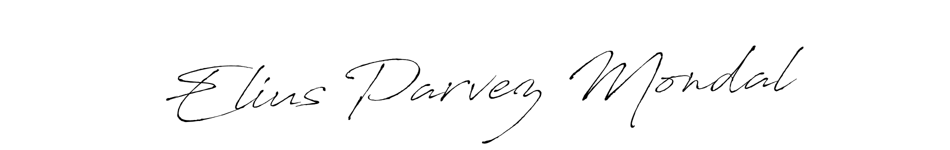 How to Draw Elius Parvez Mondal signature style? Antro_Vectra is a latest design signature styles for name Elius Parvez Mondal. Elius Parvez Mondal signature style 6 images and pictures png