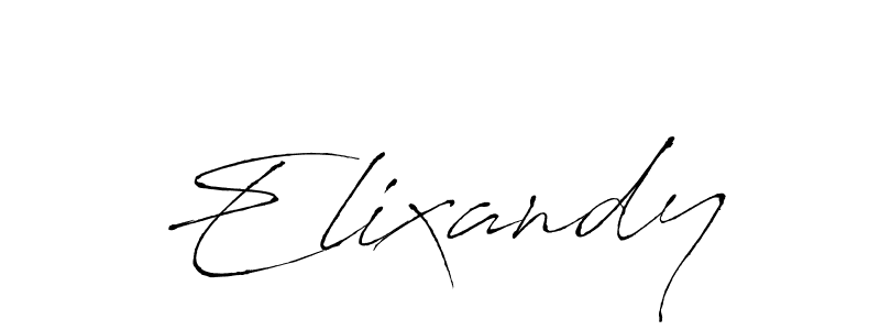 if you are searching for the best signature style for your name Elixandy. so please give up your signature search. here we have designed multiple signature styles  using Antro_Vectra. Elixandy signature style 6 images and pictures png