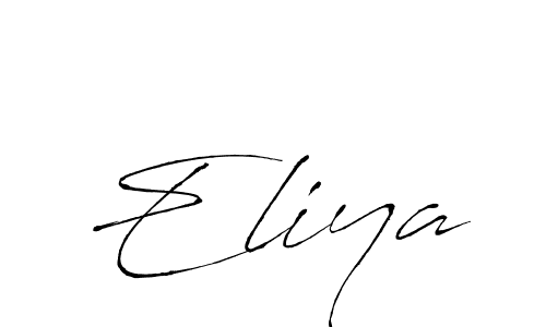 Design your own signature with our free online signature maker. With this signature software, you can create a handwritten (Antro_Vectra) signature for name Eliya. Eliya signature style 6 images and pictures png