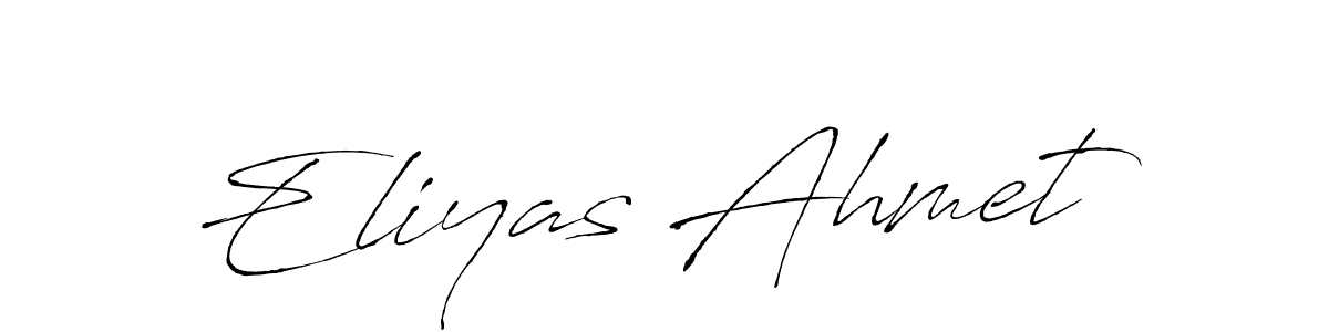 The best way (Antro_Vectra) to make a short signature is to pick only two or three words in your name. The name Eliyas Ahmet include a total of six letters. For converting this name. Eliyas Ahmet signature style 6 images and pictures png
