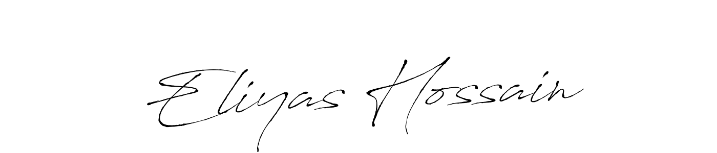if you are searching for the best signature style for your name Eliyas Hossain. so please give up your signature search. here we have designed multiple signature styles  using Antro_Vectra. Eliyas Hossain signature style 6 images and pictures png