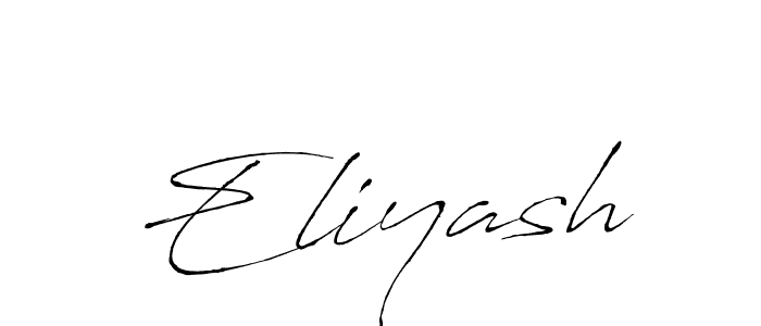 Design your own signature with our free online signature maker. With this signature software, you can create a handwritten (Antro_Vectra) signature for name Eliyash. Eliyash signature style 6 images and pictures png