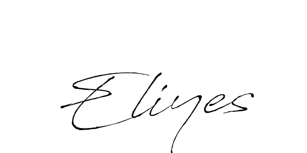 How to make Eliyes name signature. Use Antro_Vectra style for creating short signs online. This is the latest handwritten sign. Eliyes signature style 6 images and pictures png