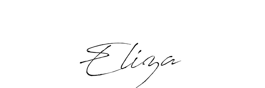 Make a beautiful signature design for name Eliza ☆. With this signature (Antro_Vectra) style, you can create a handwritten signature for free. Eliza ☆ signature style 6 images and pictures png