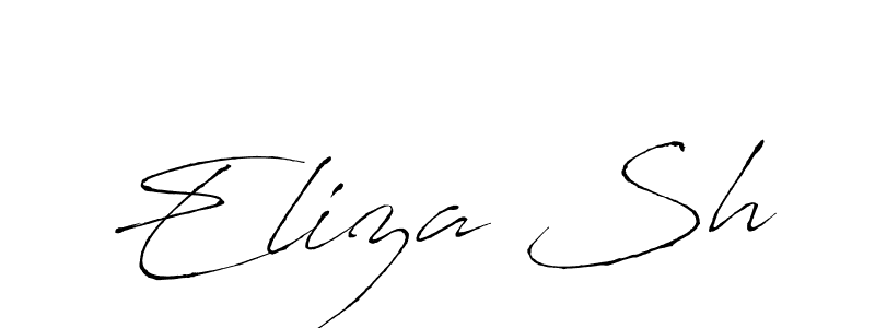 Also we have Eliza Sh name is the best signature style. Create professional handwritten signature collection using Antro_Vectra autograph style. Eliza Sh signature style 6 images and pictures png