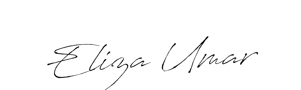 The best way (Antro_Vectra) to make a short signature is to pick only two or three words in your name. The name Eliza Umar include a total of six letters. For converting this name. Eliza Umar signature style 6 images and pictures png